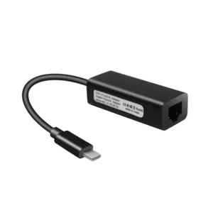 Type C千兆以太网适配器USB 3.1网卡到RJ45 Lan 10/100/1000 Mbps外部用于Windows 10 Mac OS PC笔记本电脑