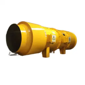 Underground coal mines cave ventilation fan mine explosion-proof pressed-in counter-rotating axial flow local fan