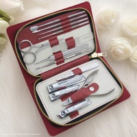 Kit de coupe-ongles professionnel Flyhigh 12-en-1 en acier inoxydable de luxe pour manucure et pédicure, durable et portable, pour ongles des pieds