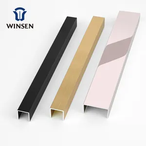 New Design wall Trim Corners Tile Decorative Hotel Trim Wall Protectors Aluminium Tile Trim