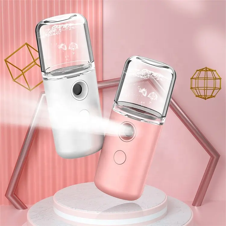 Tragbare Schönheit 30ml Personal Cool Mist Spray Ultraschall Luft Mini USB Aroma Diffusor Gesichts gesichts pflege Luftbe feuchter für die Förderung