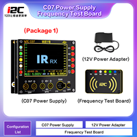 Multímetro Digital I2C C07, Programador de Llaves de Auto, Probador de Control Remoto Multifrecuencia y Herramienta de Reparación de Llaves de Auto con Pantalla de Forma de Onda