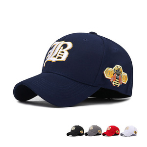 Châu Âu Mỹ phong cách kèm theo đầy đủ thời trang thêu Mũ bóng chày giải trí Terry vải thể thao rô cho mùa xuân mùa hè - Product Image 2