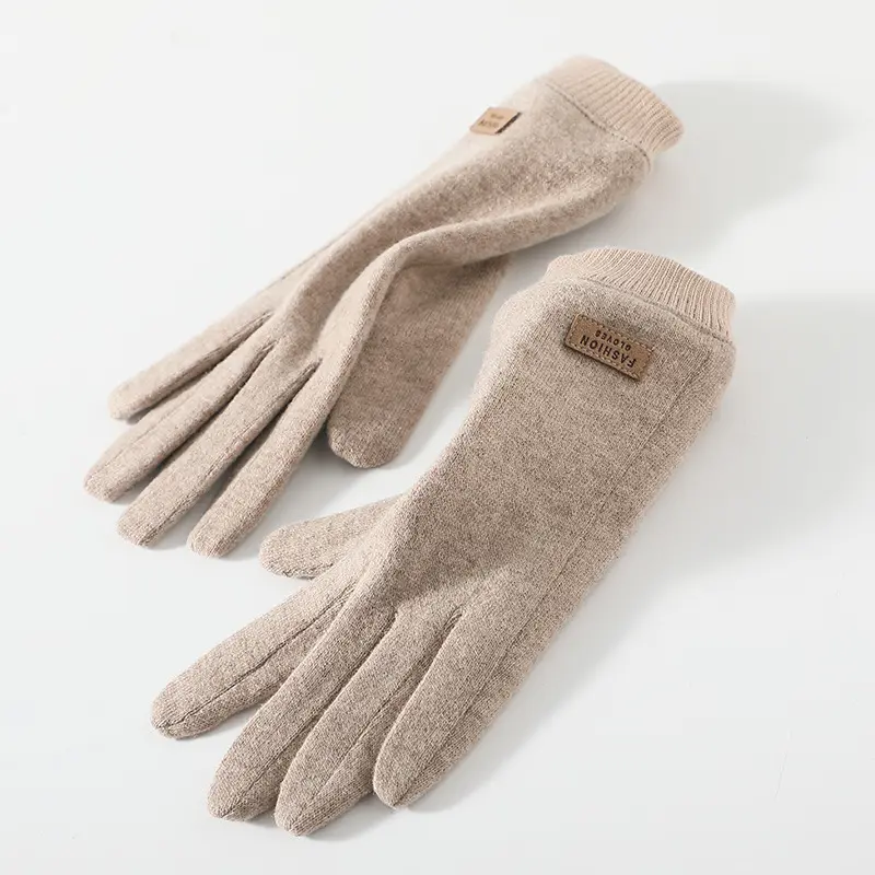 Groothandel Vrouwen Winter Warme Handschoenen Fietsen Touchscreen Kasjmier Handschoenen Voor Buiten Koud Weer