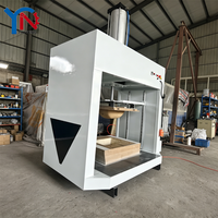 Machine de thermoformage hydraulique à membrane sous vide pour surfaces solides en Corian et acrylique, pour la production d'éviers et de baignoires