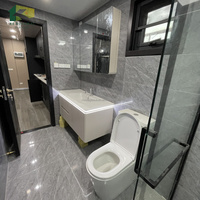 Maison en conteneur extensible de 40 pieds bon marché, 2 chambres à coucher, modulaire mobile avec utilisation en magasin, conteneur d'expédition en acier