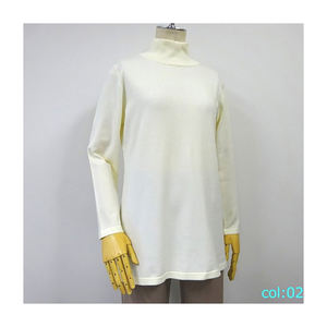 Tricot polyvalent Design simple Tunique Longueur Dames Hiver Pulls à col roulé pour femmes - Product Image 1