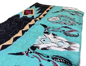 Western Bull bản địa bộ lạc lông nghệ nhân tây nam Boho thiết kế chăn ga trải giường - Product Image 2