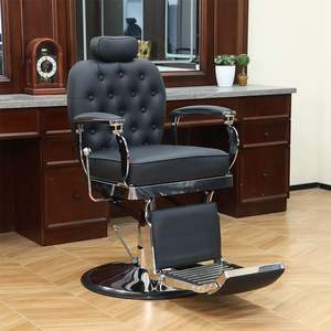 Sillas de barbero y equipos de peluquería al por mayor de fábrica, sillón reclinable hidráulico de alta resistencia adecuado para peluquerías - Product Image 4