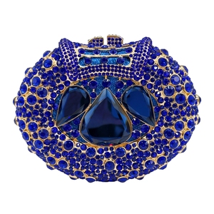 Women Glitter Rhinestones Evening Bag with Detachable Chain Luxury Crystal Clutch Purse for Night out Party <b>Date</b> - Product Image 2