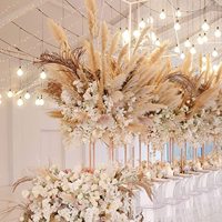 Dekorasi Rumput Pampas Besar G2, Bunga Kering, Dekorasi Pernikahan, Bunga Abadi, Perlengkapan Pemotretan, Rumput Pampas Besar
