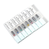 Brocas para uñas de carburo superior liso de barril grande Sharp 4XC, broca para alisar uñas, broca de seguridad para uñas, cortadores redondos de manicura acrílica
