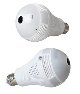 مصباح LED ذكي مع كاميرا واي فاي بزاوية رؤية 360 درجة ودقة 960 بكسل للمنازل الذكية - Product Image 5