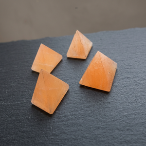 Handmade Small Natural Stone Pyramid <b>Crystal</b> Decor Polished Triangle Shape Home Decoration for Feng Shui Reiki Healing Style - Product Image 3