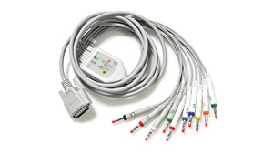 Câble <span class=keywords><strong>ECG</strong></span> compatible avec <span class=keywords><strong>Zoncare</strong></span> iMAC 1800, câble EKG à 10 fils - Product Image 5