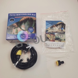 Kit d'irrigation goutte à goutte pour jardin 33Ft 50Ft 60Ft Système DIY avec buses réglables Kits de tuyauterie automatiques - Product Image 2