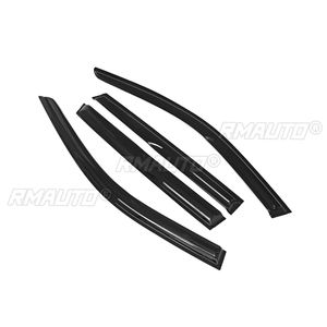 Deflectores de Viento para Ventanas Laterales de Coche MK2 4x, Protectores Solares y Contra Lluvia, Tintados, para Skoda Octavia MK2 2009-2013 - Product Image 3
