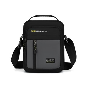 Men's Shoulder Bag Oxford Cloth Gray Black Trendy Everyday Use - Product Image 3