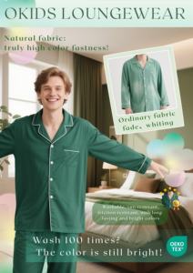 <span class=keywords><strong>Pigiama</strong></span> da <span class=keywords><strong>uomo</strong></span> di alta qualità verde a manica lunga Casual per la casa comode camicie solide da <span class=keywords><strong>uomo</strong></span> - Product Image 4