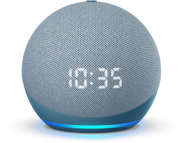Factory Sealed Alexa 5th Gen Smart Wireless Speaker All Colors Clock Display Metal