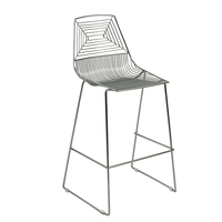 Ensemble de salle à manger de luxe pour patio, 3 pièces, mobilier de jardin extérieur, table haute en métal rose doré et 2 chaises