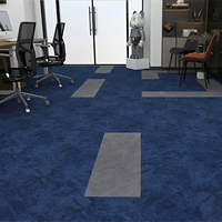 Serie YUNHAI, Alfombra Moderna Ignífuga de Polipropileno, Insonorizante, Ecológica, Delgada, Rectangular, con Bucle, para el Hogar