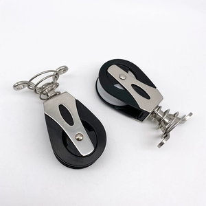 Thép Không Gỉ 316 Duy Nhất Nylon Ròng Rọc Ròng Rọc Với Mùa Xuân Cho 6-8Mm Dây - Product Image 1