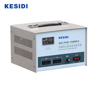 Stabilisateur de tension AC monophasé industriel en cuivre série TND / SVC 220V 6kVA avec affichage LED