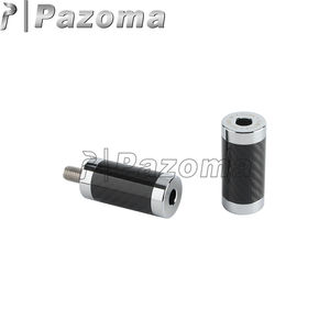 Glissières de barre de crash de moto pour Harley Davidson | Extrémités de glissière de billette en aluminium et fibre de carbone/extrémités de billette de remplacement - Product Image 3