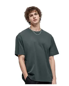 T shirt supplier custom heavy 100% cotton extra large T shirt blank round neck heavyweight oversized square T shirt couples