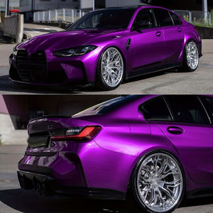 Pellicola Adesiva Cromata Viola per <span class=keywords><strong>Auto</strong></span>, Senza Bolle d'Aria, per <span class=keywords><strong>Interni</strong></span> ed Esterni, Specchietti Retrovisori - Product Image 4