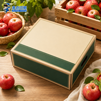 Boîte en carton ondulé recyclé rigide, impression quatre couleurs, luxe moderne et exquis, pour le transport et l'emballage des fruits et légumes