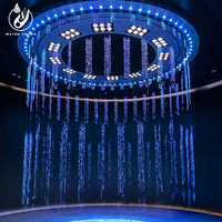 Cortina de Agua Digital 3D Personalizada 2026 para Decoración de Paredes, Cortina de Lluvia con Gráficos para Bodas, Jardín de Piedras, Control DMX