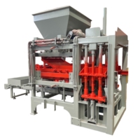 Machine à briques hydraulique automatique QT4-15 sans cuisson, système de vibration composite, blocs de pavage emboîtables haute résistance