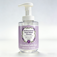 Savon liquide moussant pour les mains à la glycérine et aux agrumes antibactérien en gros, recharge transparente, léger, hydratant, fait à la main, naturel, doux
