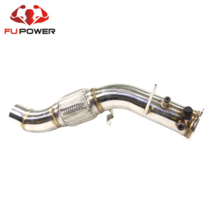 Pour BMW E60 E61 525d 530d <span class=keywords><strong>E90</strong></span> E91 E92 E92 <span class=keywords><strong>325d</strong></span> 330d Diesel M57N2 moteur 3 pouces <span class=keywords><strong>Downpipe</strong></span> - Product Image 2