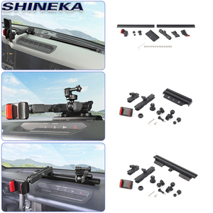 Kim loại trung tâm giao diện điều khiển trượt đường sắt với xoay máy ảnh & điện thoại đa chứ<span class=keywords><strong>c</strong></span> năng chủ cho Ford Bronco 2021 lên xe nội thất - Product Image 3