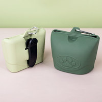 Meilleure pochette à friandises pour chien, sac de dressage, pochette à friandises en silicone, pochette à friandises portable pour chien