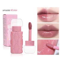 Gloss à lèvres repulpant effet miroir, rouge à lèvres hautement pigmenté