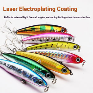 Großhandel Plastik-Sinkköder für Barsch, Mandarinfisch, Panfish, Süßwasser- und Flussangeln, Großpackung Harter <span class=keywords><strong>Minnow</strong></span>-Köder - Product Image 4