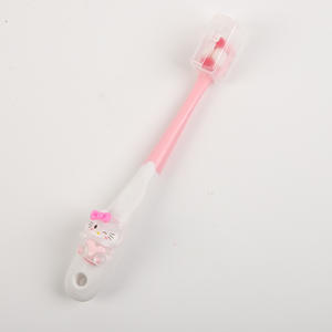 Cepillo de dientes con dibujos animados para niños, cerdas suaves de plástico para bebés de 3 a 12 años, cuidado de protección dental con cabezal pequeño ultrafino - Product Image 5