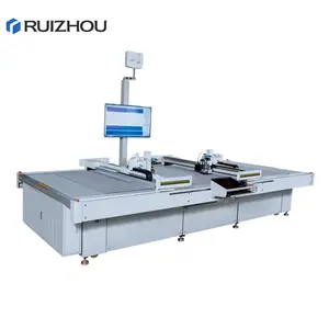 Ruizhou Oscillerende Mes Cutter Machines Lederen Schoenen Handtas Schoeisel Koe Leer Snijmachine