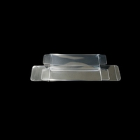 Boîtes en plastique transparentes en gros avec logo personnalisé, boîtes d'emballage en PET, boîtes rectangulaires en PVC PP pour cadeaux