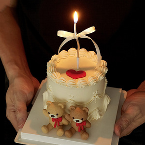<span class=keywords><strong>Decorazione</strong></span> per Torte di San Valentino, Topper per Torte, <span class=keywords><strong>Orsetto</strong></span> con Papillon 3D in Silicone Morbido, Ornamento per Forno - Product Image 3