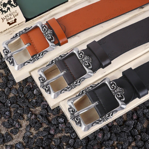 Cinturones de Mujer Retro Vintage, Duraderos y Ecológicos, con Hebilla de Aleación y Cuero Vacuno Genuino, Oferta de Fábrica - Product Image 3