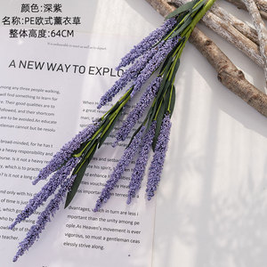 12 Fleurs artificielles en mousse PE Lavande <span class=keywords><strong>Provence</strong></span> pour décoration <span class=keywords><strong>de</strong></span> mariage, fournitures végétales, fleurs simulées, fabricant d'herbes décoratives - Product Image 6