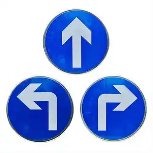 优质反光路标定制交通符号行人安全标志