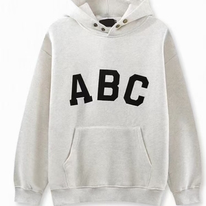 <span class=keywords><strong>Sudadera</strong></span> con Capucha 100% Algodón para Hombre, Estilo Urbano, con Estampado <span class=keywords><strong>FOG</strong></span> y Letras ABC, Talla Grande - Product Image 1