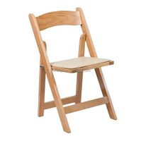 Chaises Pliantes de Jardin Wimbledon en Bois Massif et Résine Blanche avec Impression Personnalisée, Idéales pour Diverses Activités et Rassemblements