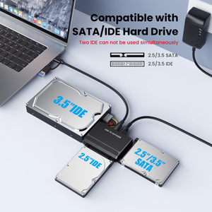 Adaptador USB a SATA IDE de 2.5 y 3.5 pulgadas, carcasa externa para disco duro, para transferencia y copia de seguridad de datos en PC y portátiles. - Product Image 4